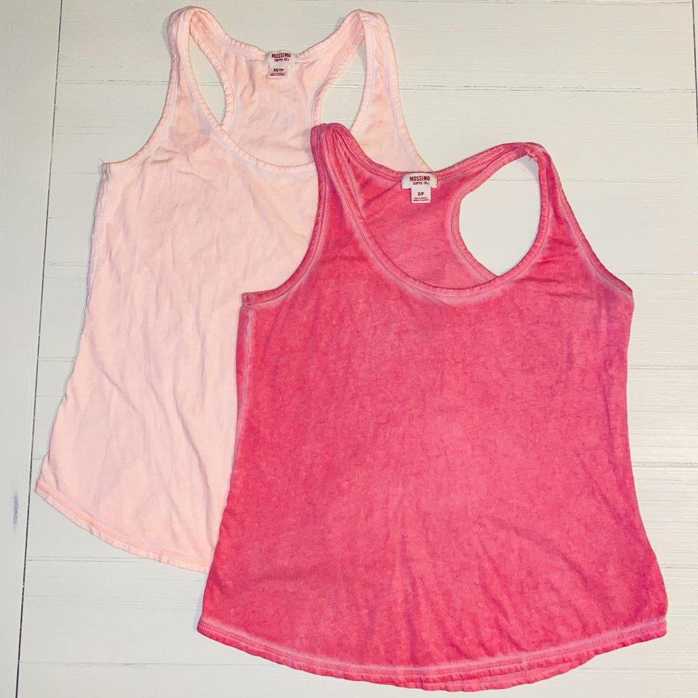 Mossimo Set of Two Pink Tank Tops